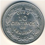 Honduras, 10 centavos, 1954–1993