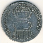 Любек, 32 шиллинга (1731&ndash;1738 г.)