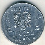 Албания, 0.5 лек (1939&ndash;1941 г.)
