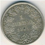 Baden, 1 gulden, 1837&ndash;1841