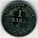 Германия, 1 марка (1875 г.)