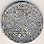 Любек, 3 марки (1908&ndash;1914 г.)