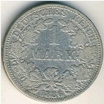 Германия, 1 марка (1886 г.)