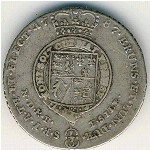 , 1/6 thaler, 1786&ndash;1789