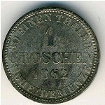 Hannover, 1 грош, 1858&ndash;1862
