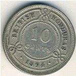 Британский Гондурас, 10 центов (1894 г.)