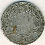 Британский Гондурас, 50 центов (1897 г.)
