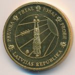 Latvia., 10 euro cent, 2003