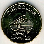 Australia, 1 доллар, 2002