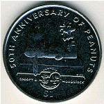 Niue, 1 dollar, 2000