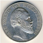 Вюртемберг, 1 талер (1871 г.)