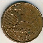 Бразилия, 5 сентаво (1998&ndash;2006 г.)