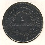 Лукка, 1 франк (1805&ndash;1808 г.)