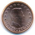 Luxemburg, 1 euro cent, 2002–2020