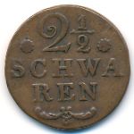 Bremen, 2 1/2 schwaren, 1820
