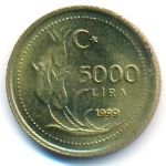 Турция, 5000 лир (1998–1999 г.)