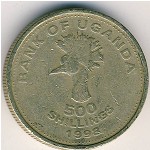 Uganda, 500 шиллингов, 1998&ndash;2003