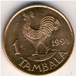 Malawi, 1 tambala, 1984–1994