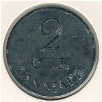 Denmark, 2 ore, 1948&ndash;1955