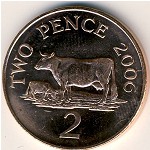 Guernsey, 2 pence, 1999–2012