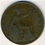 Великобритания, 1 пенни (1915&ndash;1921 г.)