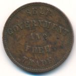 Prince Edward Island, 1/2 penny, 1857