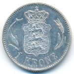 Denmark, 1 krone, 1915–1916