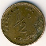 Rhodesia, 1/2 цента, 1970&ndash;1975