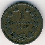 Baden, 1 kreuzer, 1831&ndash;1837