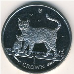 Остров Мэн, 1 крона (2002 г.)