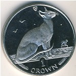 Isle of Man, 1 крона, 1992
