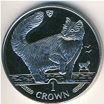 Isle of Man, 1 крона, 1991