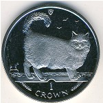 Остров Мэн, 1 крона (1998 г.)