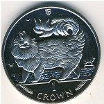 Isle of Man, 1 крона, 1993