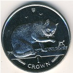 Isle of Man, 1 крона, 1999