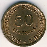 Cape Verde, 50 centavos, 1968