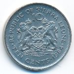 Sierra Leone, 10 cents, 1978–1984