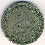 Panama, 2 1/2 centesimos, 1916–1918