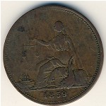 Australia, 1 penny, 1859