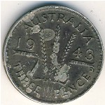 Австралия, 3 пенса (1943 г.)