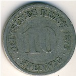 Германия, 10 пфеннигов (1875 г.)