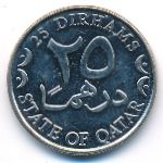Qatar, 25 dirhams, 2000–2003