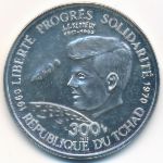 Chad, 300 francs, 1970