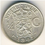 Нидерландская Индия, 1/4 гульдена (1937&ndash;1945 г.)