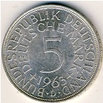 ФРГ, 5 марок (1963 г.)
