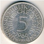 ФРГ, 5 марок (1968 г.)