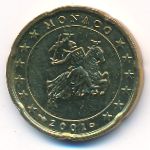 Monaco, 20 euro cent, 2001–2004