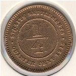 Straits Settlements, 1/4 cent, 1916