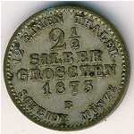 Пруссия, 2 1/2 гроша (1873 г.)