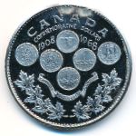 Canada., 1 dollar, 1968